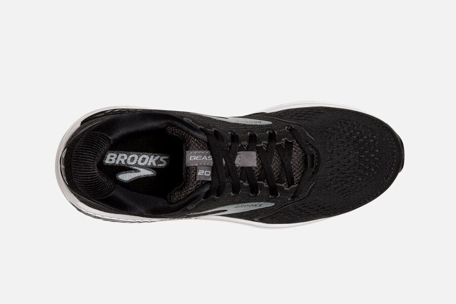 Brooks Running Shoes Mens Black/Grey - Beast \'20 Road - 7584-SPEBH